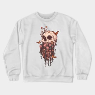 Elemental Skull Nature Crewneck Sweatshirt